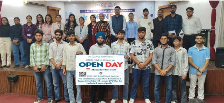 Shri Mata Vaishno Devi University DYD Students Visit CSIR