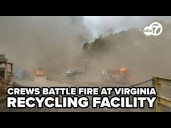 Fire at recycling yard in Lorton leaves 2 injured, including firefighter