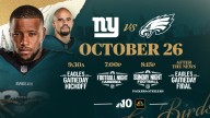 Eagles vs. Giants: How to watch pregame, postgame coverage