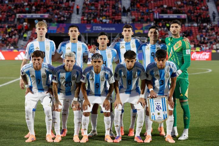 Recta final.  Cuándo juega Argentina vs. Colombia, por el Mundial Sub 20 2025