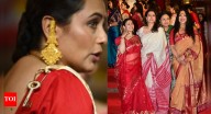 Rani Mukerji’s sindoor khela saree goes iconic with a Prada twist: 5 other actresses who showcased traditional attire