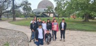 Alumnos de la Escuela Especial, muchos de ellos por primera vez, descubren Buenos Aires