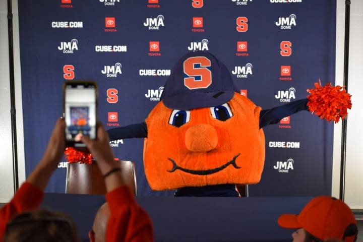 Otto the Orange debuts exclusive Syracuse merch line