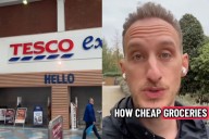 Canadian shows 'how cheap' groceries are in London vs. Canada