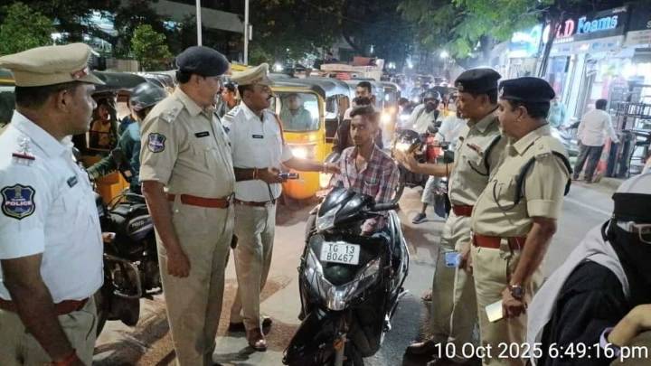 Over Rs 6 lakh fines collected from drunk driving in Hyderabad