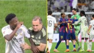 Police intervene as Vinicius Jr restrained in wild El Clasico bust