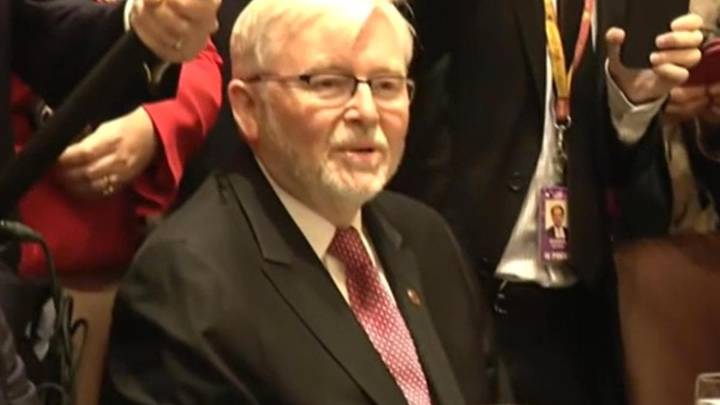 Donald Trump lashes Kevin Rudd in extraordinary spray during Albanese White House meeting