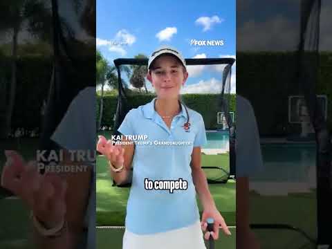 GOING PRO: President Trump's granddaughter is making her LPGA Tour debut #shorts #trump