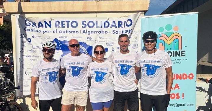 El Gran Reto Solidario que une Algarrobo y Santiago de Compostela por la inclusión