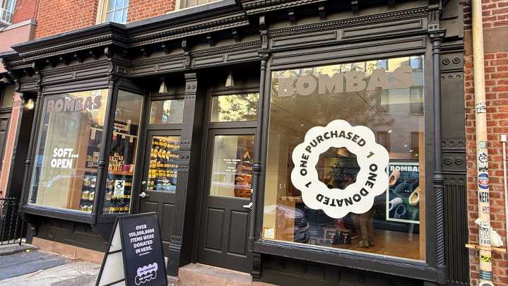Socks, brick and mortar: Bombas opens first physical stores. See where.