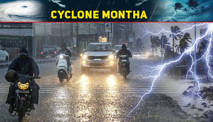 Red Alert In Odisha Districts As Cyclone Montha Nears Andhra Coast