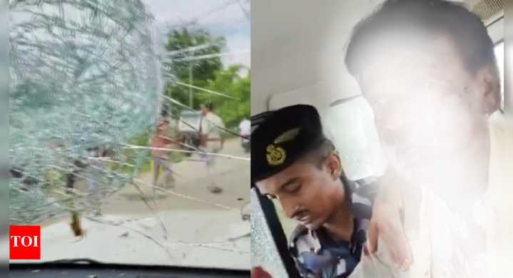 North Bengal floods: BJP MP Khagen Murmu attacked during visit to Jalpaiguri; party blames TMC