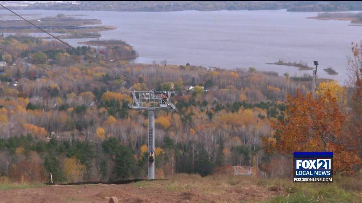 Spirit Mountain Prepares new Chair Lift for 25