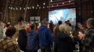 More than 350 people attend candlelight vigil in Pompey for Charlie Kirk