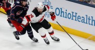 Timo Meier, Dawson Mercer power Devils past Blue Jackets 3-2 for second straight road win