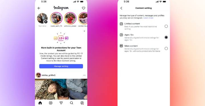 Instagram is making all teen accounts ‘PG