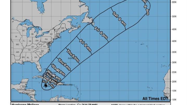 Hurricane Melissa strands tourists in Jamaica