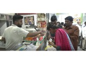 Hyderabad: Customers gather at meat shops ahead of mandatory...