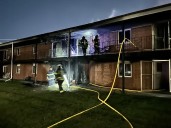 Nearly 2 dozen families displaced by Farmington apartment fire