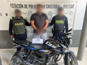 Mototaxista trabajaba con moto robada en San Cristóbal