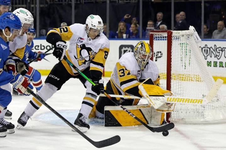 Penguins beat Mike Sullivan’s Rangers 3-0 in coach Dan Muse’s debut – Hartford Courant