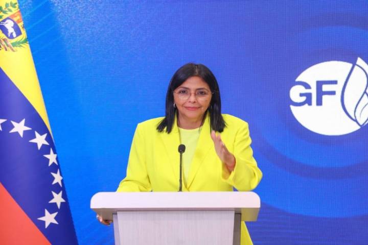 Delcy Rodríguez: Venezuela trabaja con trasnacionales para concretar exportación de gas