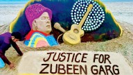 Sand sculpture at Puri beach seeks ‘Justice for Zubeen Garg’