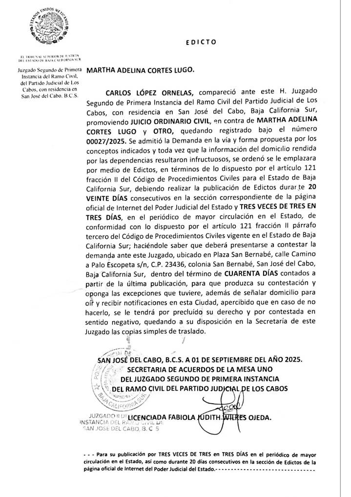 Edicto 00027