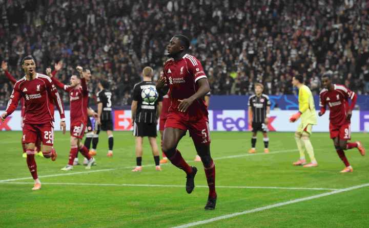 Liverpool se recuperó y aplastó al Eintracht Frankfurt por 5