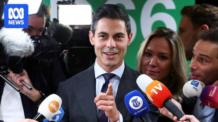 Dutch centrist leader Rob Jetten claims election victory and is set to become country's youngest PM