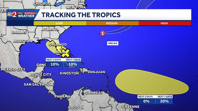 Disturbance could develop over Florida this weekend, NHC says