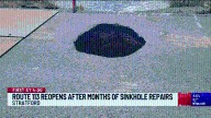 Route 113 reopened in Stratford after sink hole in June