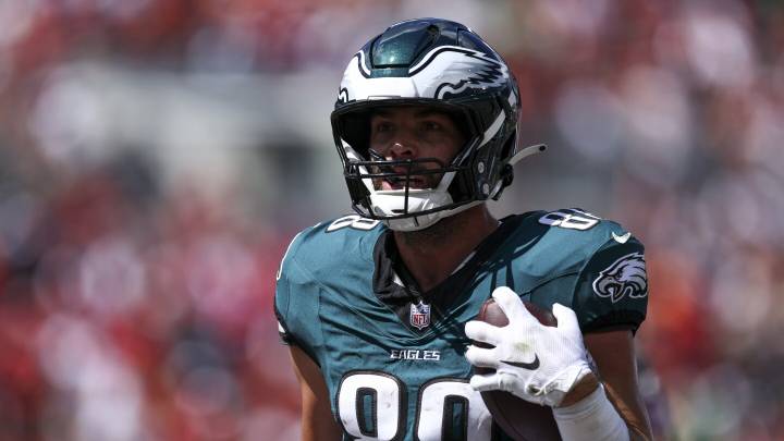 Dallas Goedert returned to practice; Jalen Carter, Lane Johnson were full participants