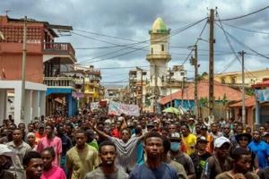 Madagascar’s president denounces ‘coup’ attempt as protests flare