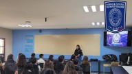Participan 300 alumnos de la Cervantes en dinámicas de prevención con la AEI en Parral