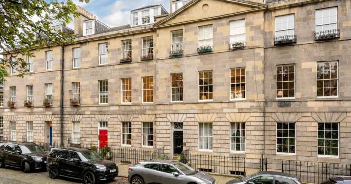 Sumptuous Edinburgh New Town flat within historic Georgian building hits the market