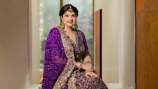 Anshula Kapoor's Engagement Pics: Bride Dons Bejewelled Bandhani Lehenga; Sisters Janhvi & Khushi Wow In Pastels