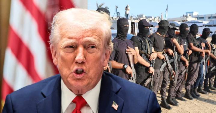 Trump advierte a Hamás que será desarmado “rápida y violentamente” si no entrega sus armas tras el acuerdo del alto al fuego en Gaza