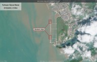 Satellite Pictures Show China's Growing Invasion Fleet