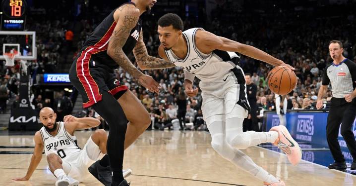 Wembanyama leads Spurs to their first 5-0 start with 27 points and 18 rebounds in win over the Heat