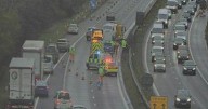 West Lothian M8 drivers warned of delays as emergency services rush to collision
