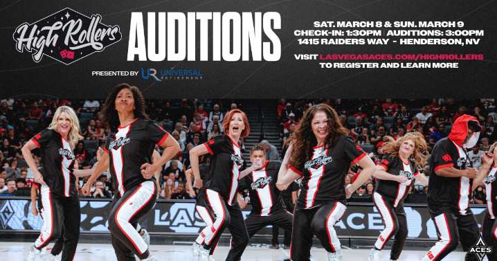Aces announce auditions for High Rollers senior dance team ahead of season