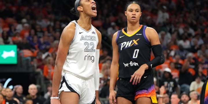 Wilson hits last-second jumper to lift Aces over Mercury 90