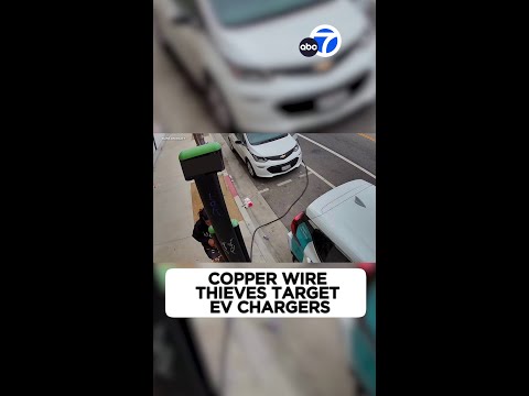 Copper wire thieves target electric vehicle chargers across LA