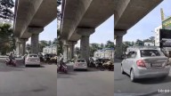 Car jumps signal, rams into cyclist in Bannerghatta
