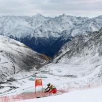 Austria's Scheib wins Soelden giant slalom, Shiffrin fourth