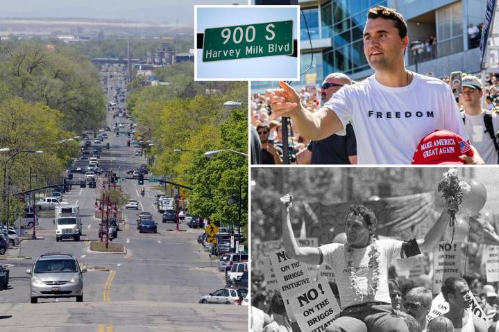 Utah bill aims to rename Harvey Milk Blvd. in honor of Charlie Kirk