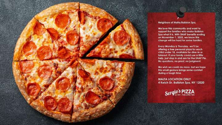 Ballston Spa Pizzeria Offering Free ‘SNAP Pies’ to Families in Need