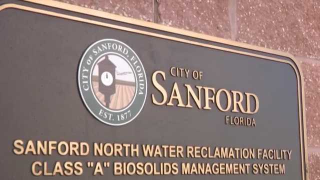 Temporary fan provides relief to Sanford's smelly problem