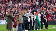 Dani Garrido clama por el 'apagón' de LaLiga durante el apoyo del Athletic a Palestina